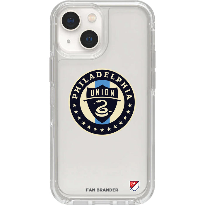 Clear OtterBox Phone case with Philadelphia Union Logos