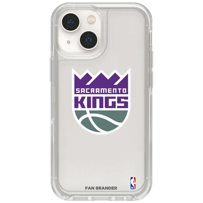 Clear OtterBox Phone case with Sacramento Kings Logos