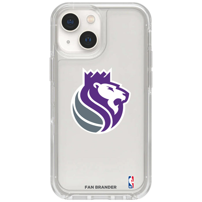 Clear OtterBox Phone case with Sacramento Kings Logos