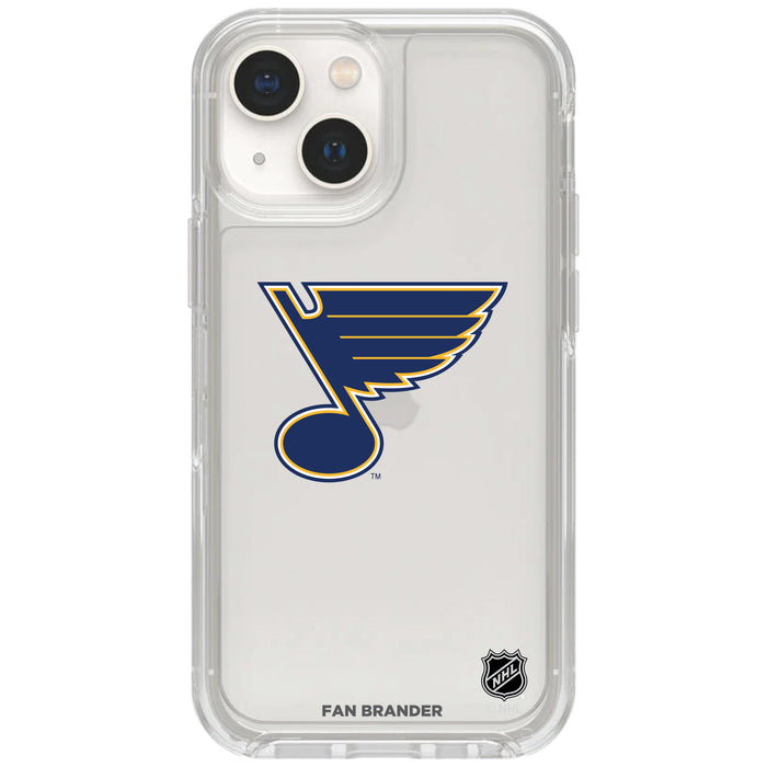 Clear OtterBox Phone case with St. Louis Blues Logos