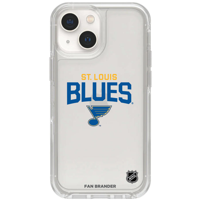 Clear OtterBox Phone case with St. Louis Blues Logos
