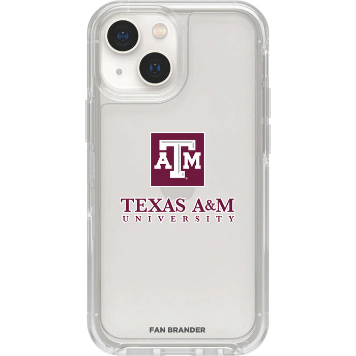 Clear OtterBox Phone case with Texas A&M Aggies Logos