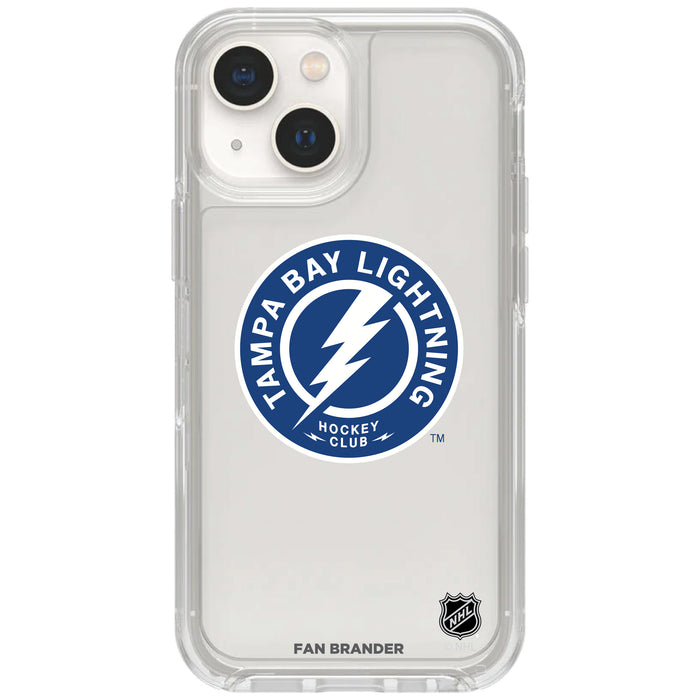 Clear OtterBox Phone case with Tampa Bay Lightning Logos