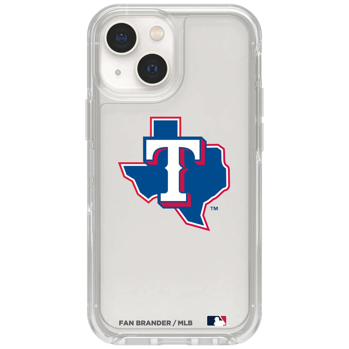 Clear OtterBox Phone case with Texas Rangers Logos