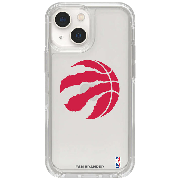 Clear OtterBox Phone case with Toronto Raptors Logos