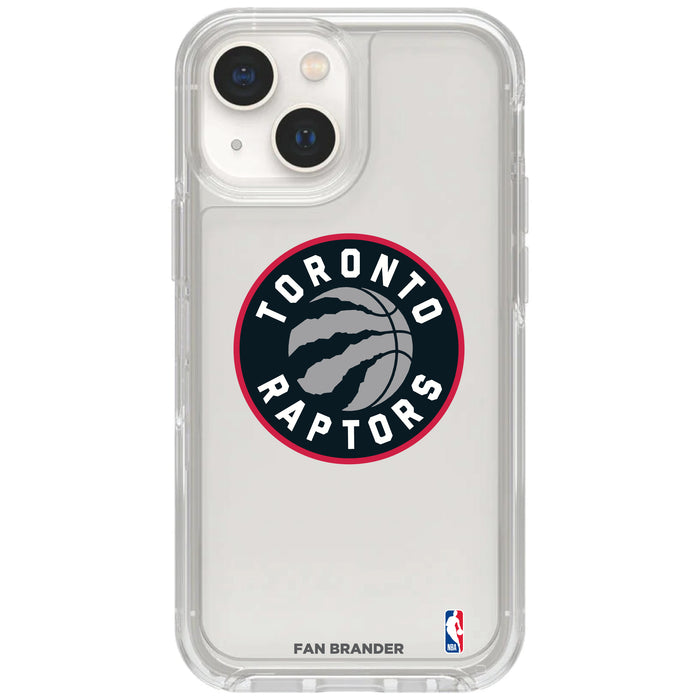 Clear OtterBox Phone case with Toronto Raptors Logos