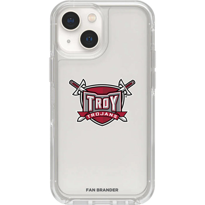 Clear OtterBox Phone case with Troy Trojans Logos
