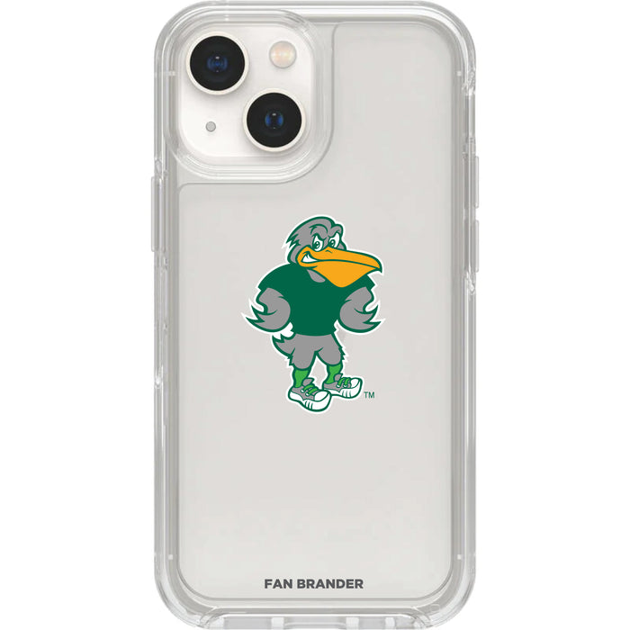 Clear OtterBox Phone case with Tulane Green Wave Logos