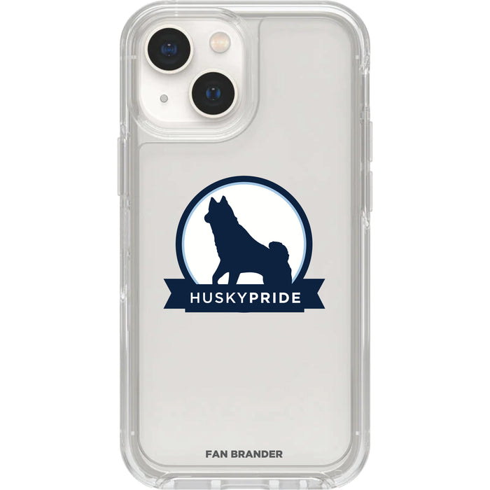 Clear OtterBox Phone case with Uconn Huskies Logos