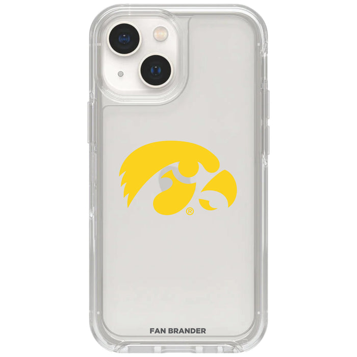 Clear OtterBox Phone case with Iowa Hawkeyes Logos