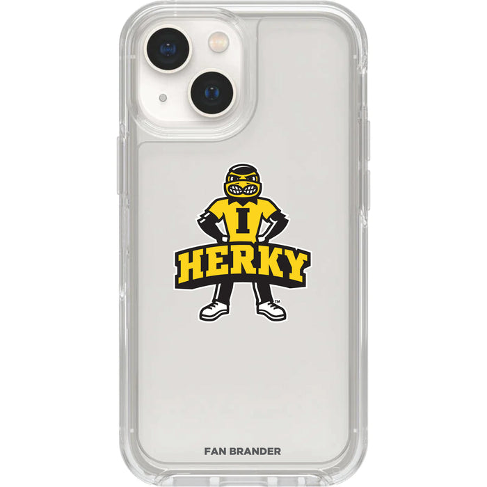 Clear OtterBox Phone case with Iowa Hawkeyes Logos