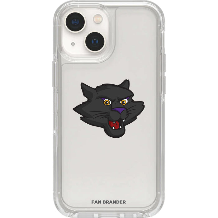 Clear OtterBox Phone case with Northern Iowa Panthers Logos