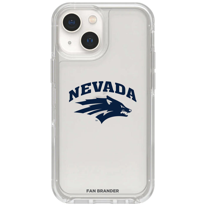 Clear OtterBox Phone case with Nevada Wolf Pack Logos