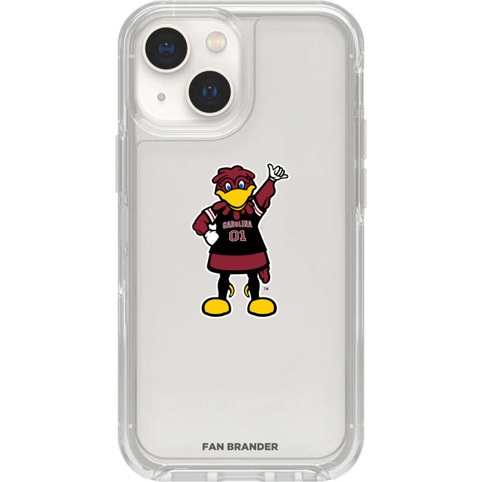 Clear OtterBox Phone case with South Carolina Gamecocks Logos