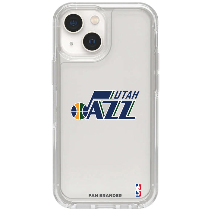 Clear OtterBox Phone case with Utah Jazz Logos