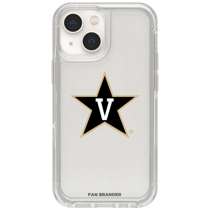 Clear OtterBox Phone case with Vanderbilt Commodores Logos