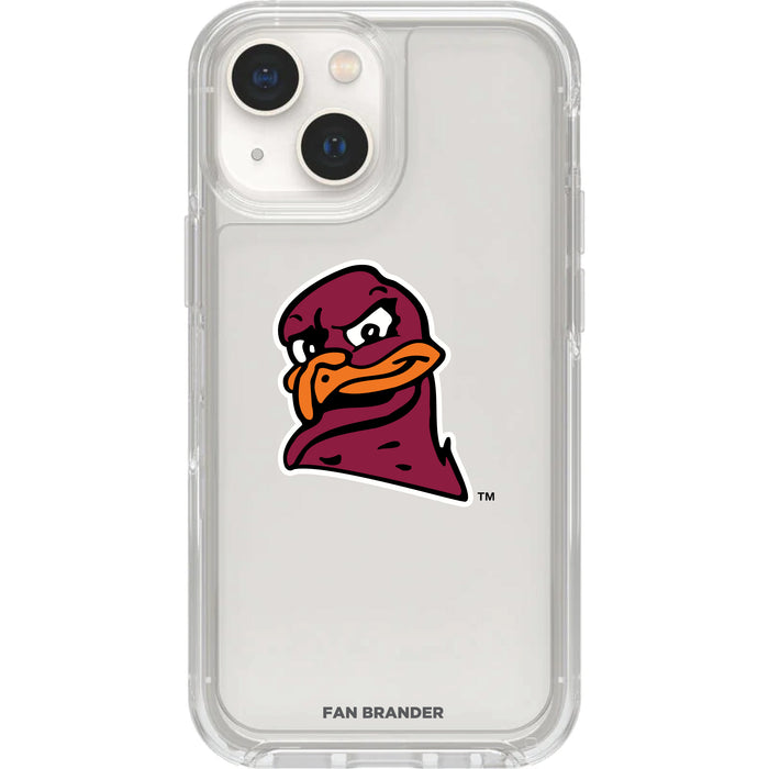 Clear OtterBox Phone case with Virginia Tech Hokies Logos