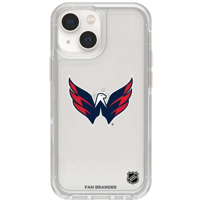 Clear OtterBox Phone case with Washington Capitals Logos