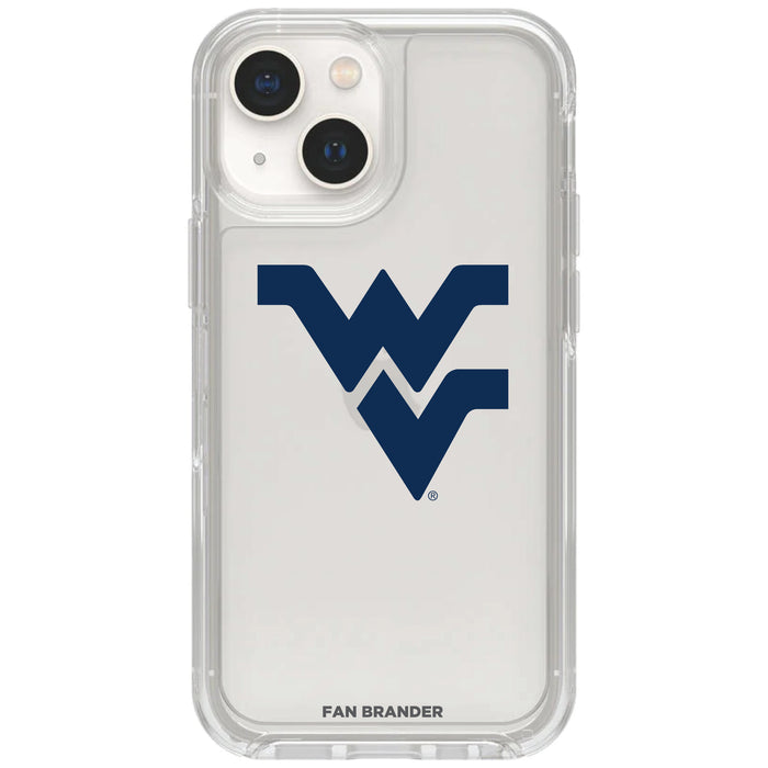 Clear OtterBox Phone case with West Virginia Mountaineers Logos