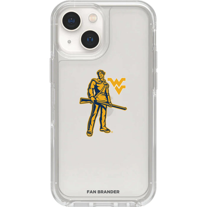 Clear OtterBox Phone case with West Virginia Mountaineers Logos