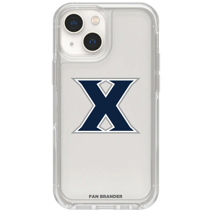 Clear OtterBox Phone case with Xavier Musketeers Logos