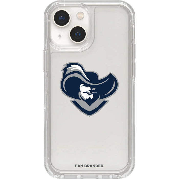 Clear OtterBox Phone case with Xavier Musketeers Logos