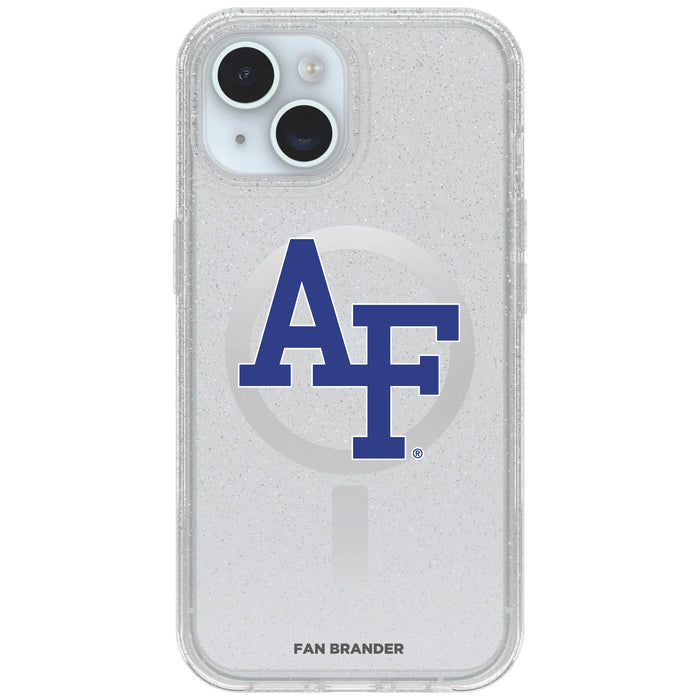 Clear OtterBox Phone case with Airforce Falcons Logos