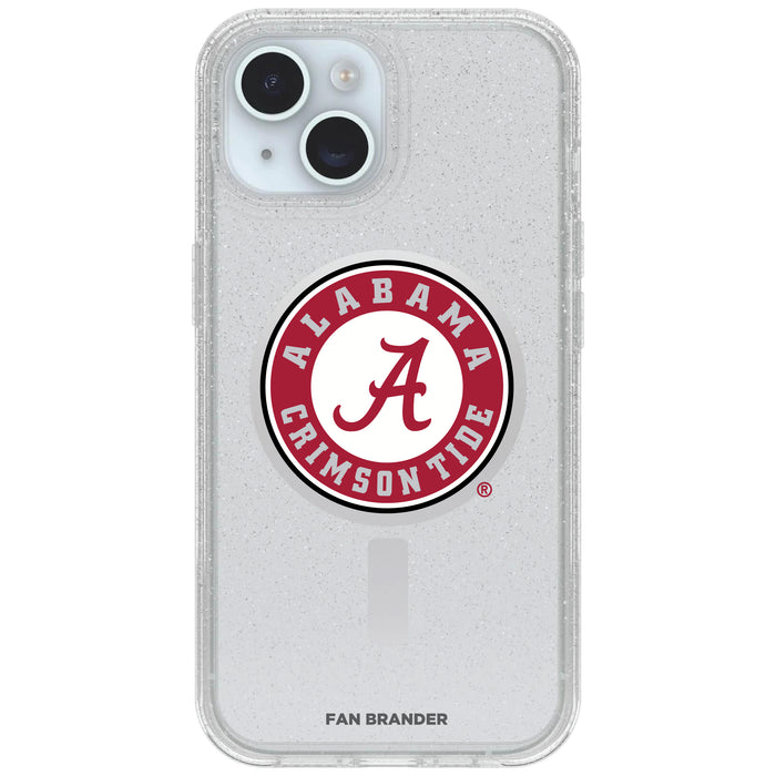 Clear OtterBox Phone case with Alabama Crimson Tide Logos