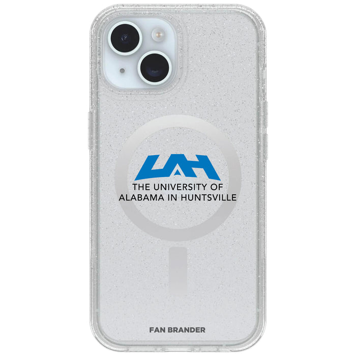 Clear OtterBox Phone case with UAH Chargers Logos