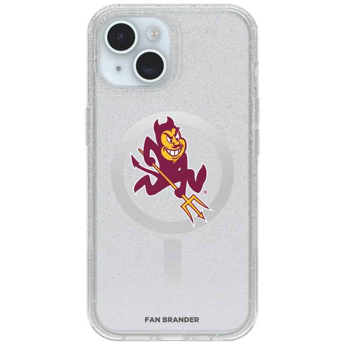 Clear OtterBox Phone case with Arizona State Sun Devils Logos