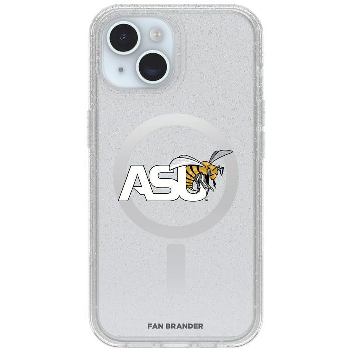 Clear OtterBox Phone case with Alabama State Hornets Logos