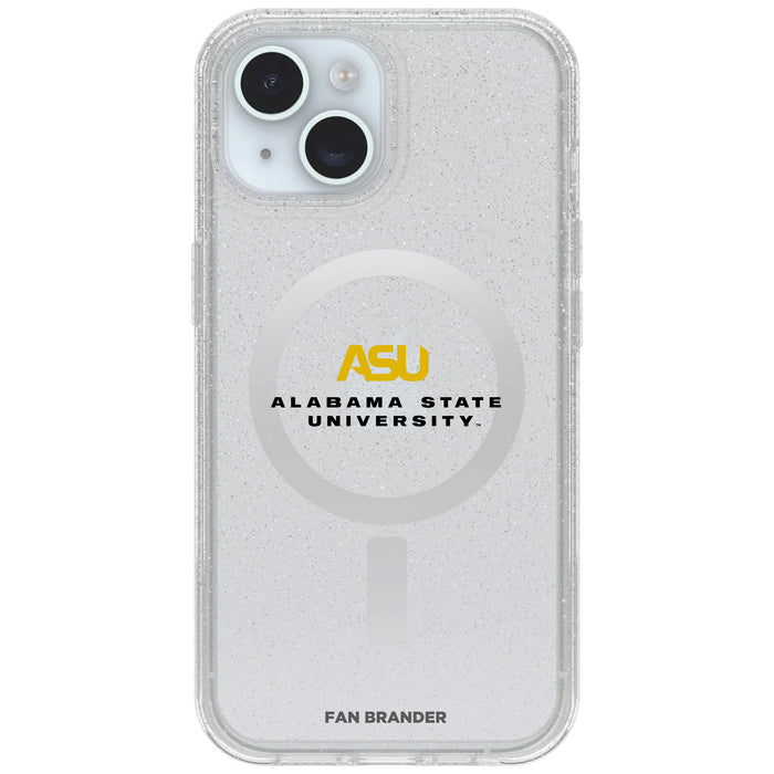 Clear OtterBox Phone case with Alabama State Hornets Logos