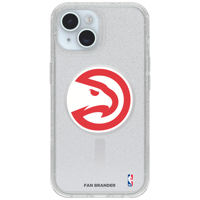 Clear OtterBox Phone case with Atlanta Hawks Logos