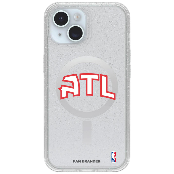 Clear OtterBox Phone case with Atlanta Hawks Logos