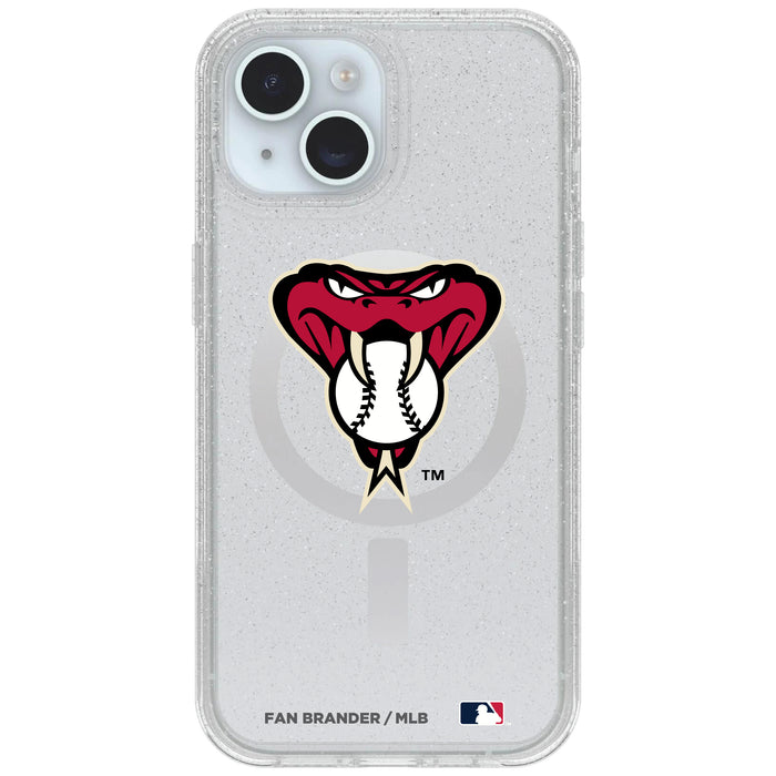 Clear OtterBox Phone case with Arizona Diamondbacks Logos