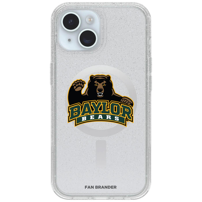 Clear OtterBox Phone case with Baylor Bears Logos