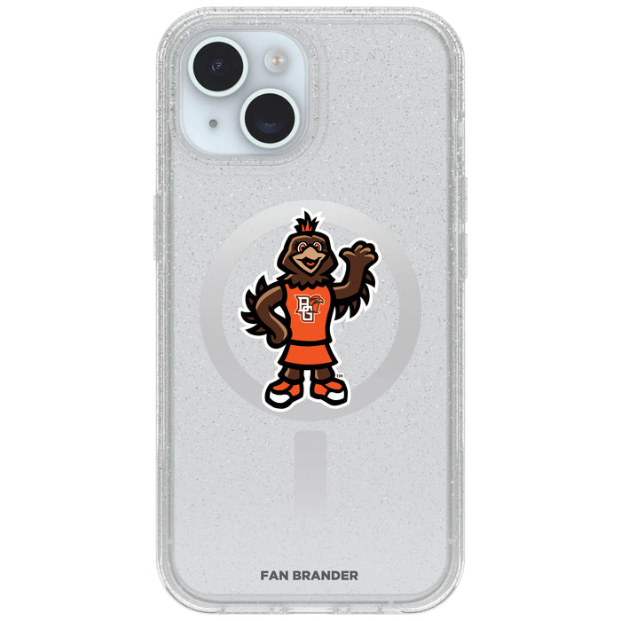 Clear OtterBox Phone case with Bowling Green Falcons Logos