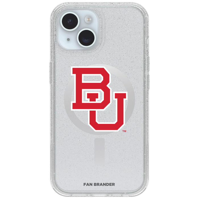 Clear OtterBox Phone case with Boston University Logos