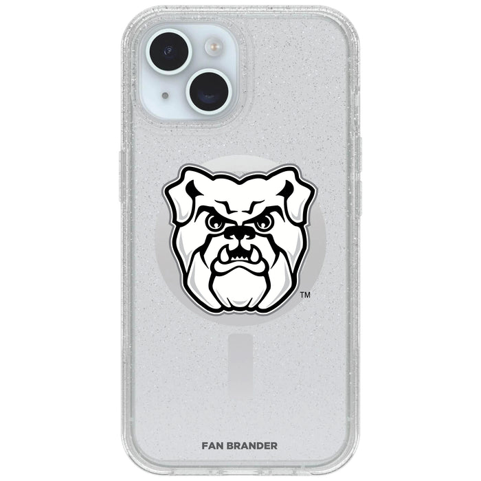 Clear OtterBox Phone case with Butler Bulldogs Logos