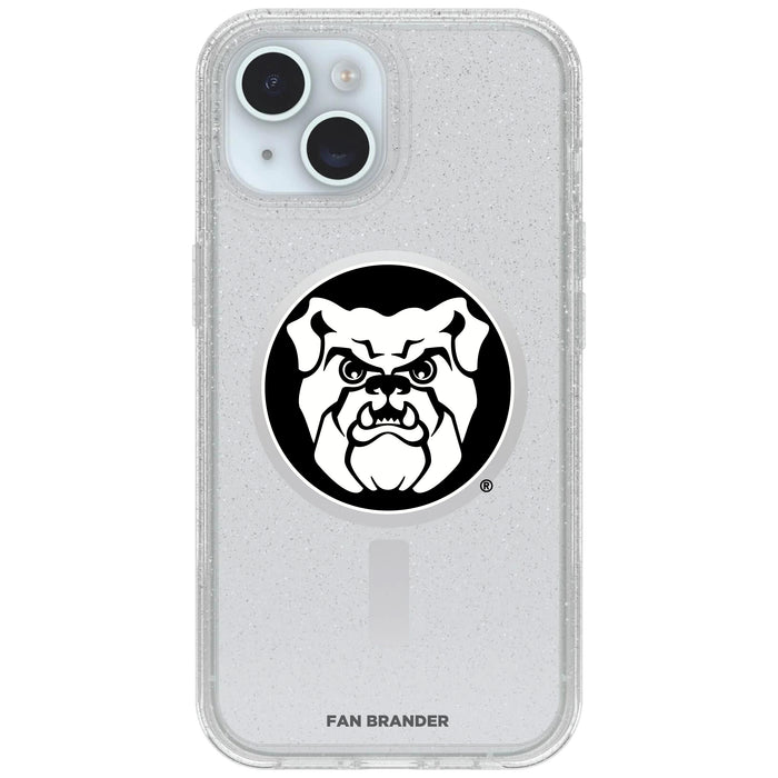 Clear OtterBox Phone case with Butler Bulldogs Logos