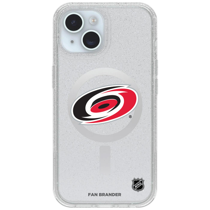 Clear OtterBox Phone case with Carolina Hurricanes Logos
