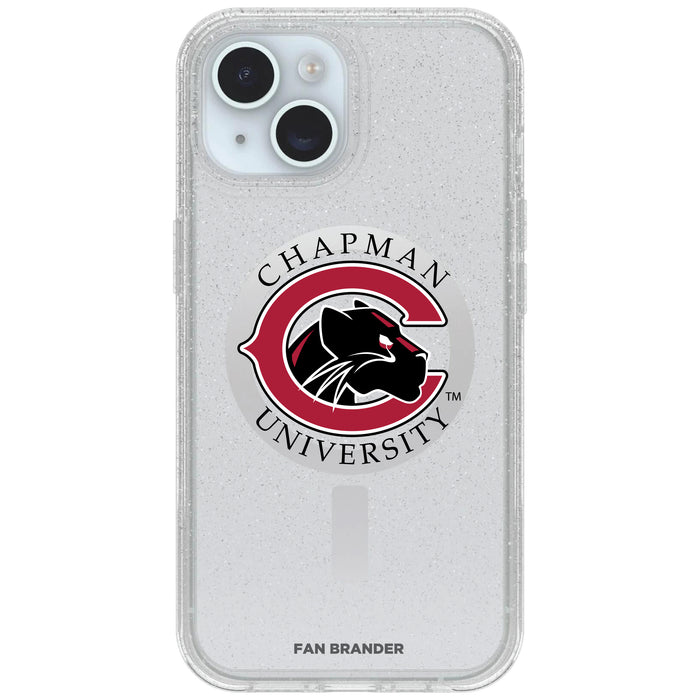 Clear OtterBox Phone case with Chapman Univ Panthers Logos