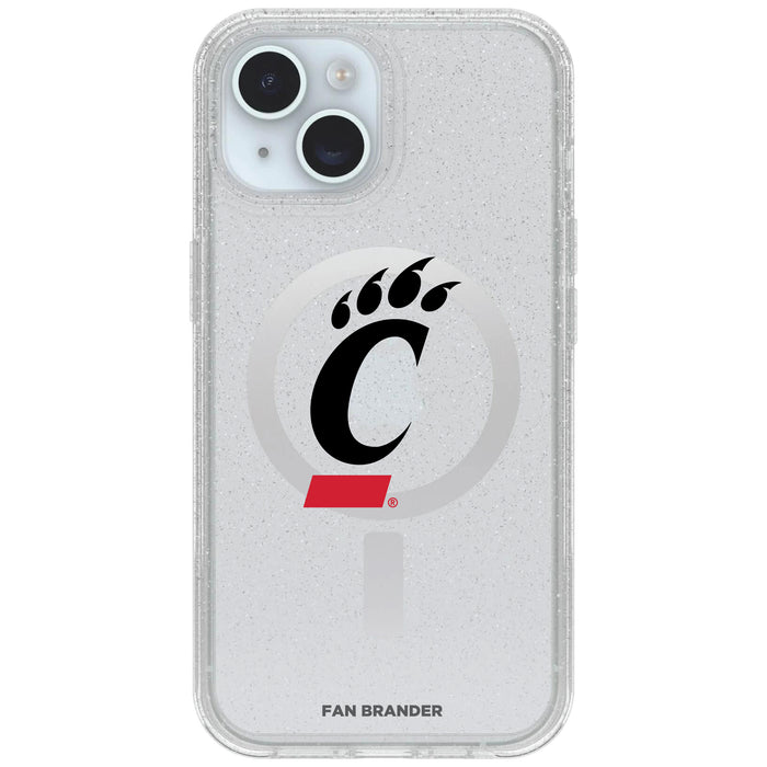 Clear OtterBox Phone case with Cincinnati Bearcats Logos