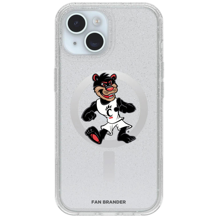 Clear OtterBox Phone case with Cincinnati Bearcats Logos