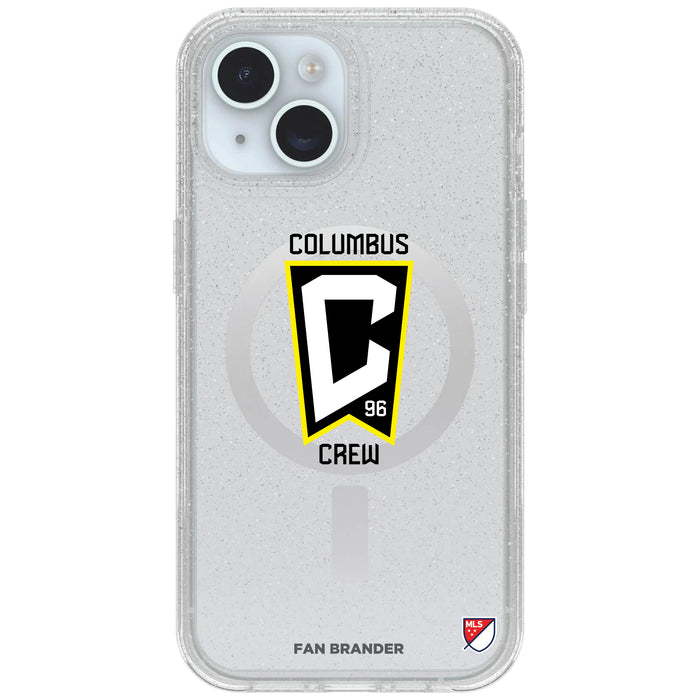 Clear OtterBox Phone case with Columbus Crew SC Logos