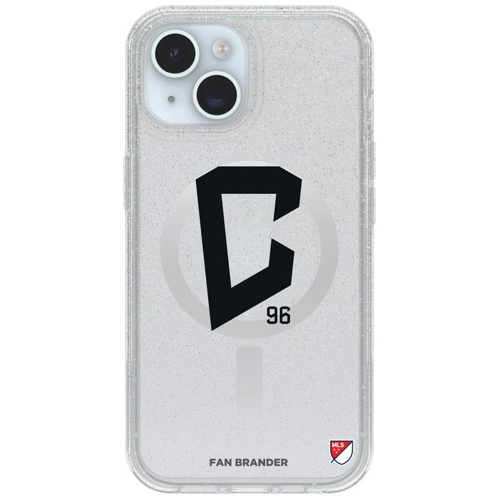 Clear OtterBox Phone case with Columbus Crew SC Logos