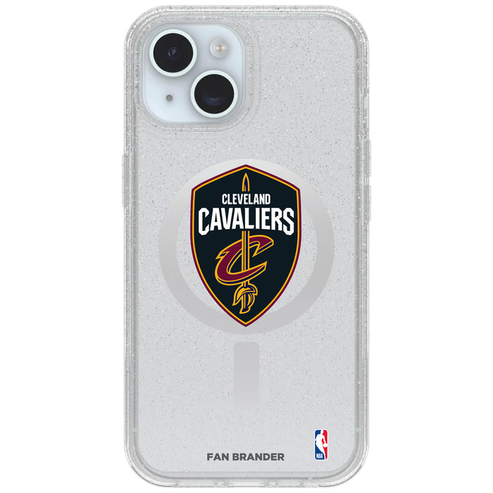 Clear OtterBox Phone case with Cleveland Cavaliers Logos