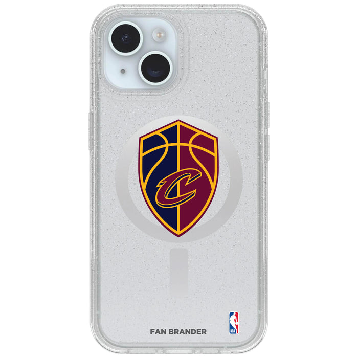 Clear OtterBox Phone case with Cleveland Cavaliers Logos