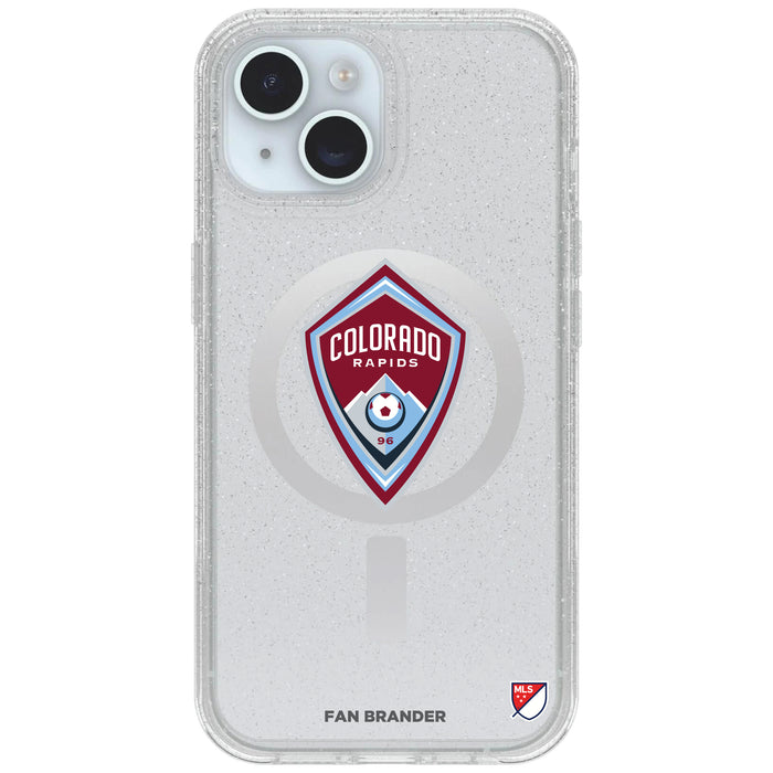 Clear OtterBox Phone case with Colorado Rapids Logos