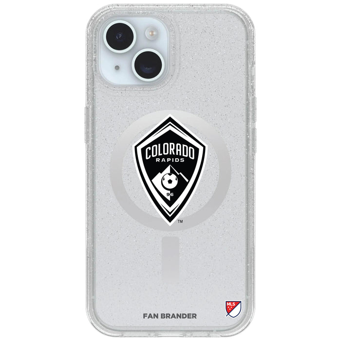 Clear OtterBox Phone case with Colorado Rapids Logos